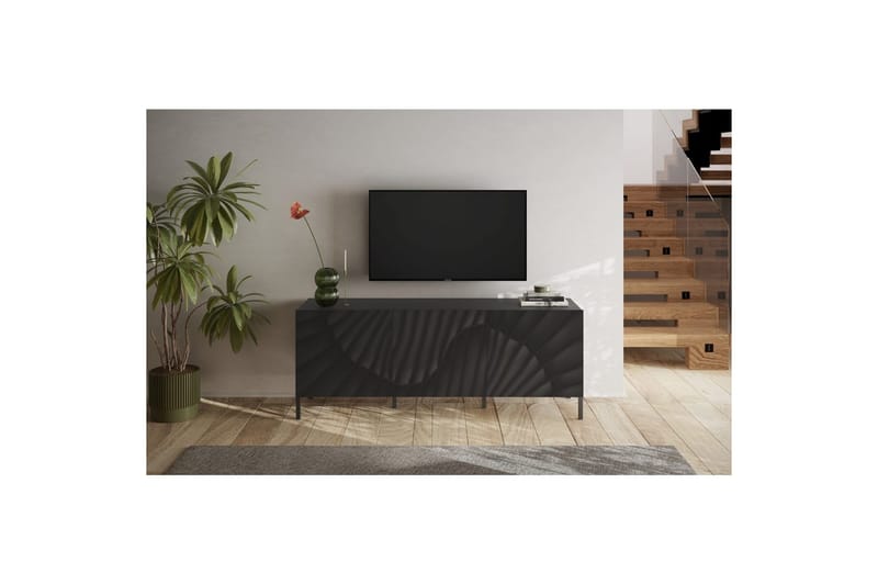 Hawell TV-taso 181 cm - Tumma harmaa - Huonekalut - TV- & Mediakalusteet - Tv taso & Mediataso