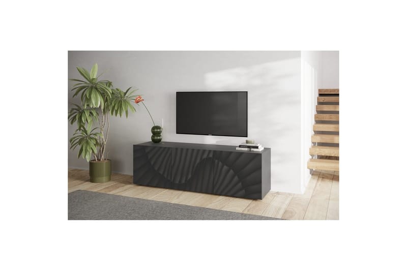 Hawell TV-taso 181 cm - Tumma harmaa - Huonekalut - TV- & Mediakalusteet - Tv taso & Mediataso