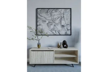 Hazle Tv-taso 120 cm - Beige - Huonekalut - TV- & Mediakalusteet - Tv taso & Mediataso