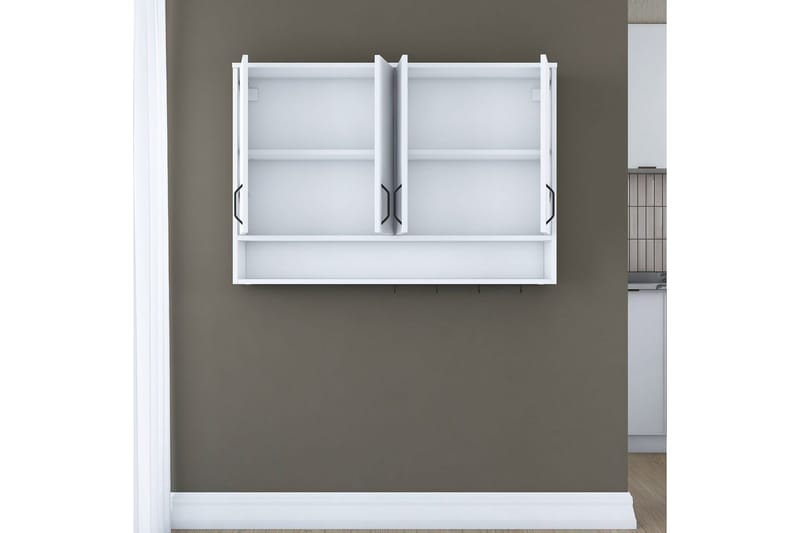 Heba TV-kaappi 120 cm - Valkoinen - Huonekalut - TV- & Mediakalusteet - TV-kaappi