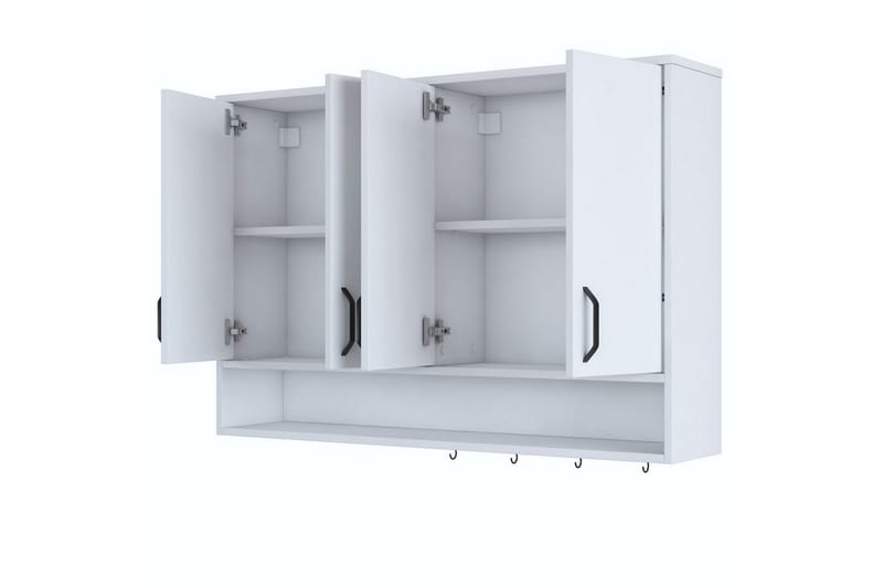 Heba TV-kaappi 120 cm - Valkoinen - Huonekalut - TV- & Mediakalusteet - TV-kaappi