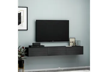 Interlaken Tv-taso 180 cm - Musta - Huonekalut - TV- & Mediakalusteet - Tv taso & Mediataso
