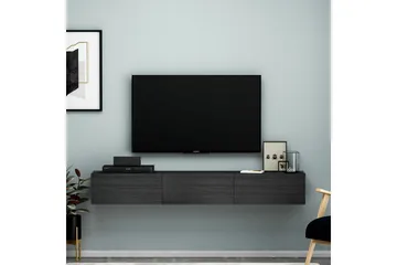 Interlaken Tv-taso 180 cm - Musta - Huonekalut - TV- & Mediakalusteet - Tv taso & Mediataso