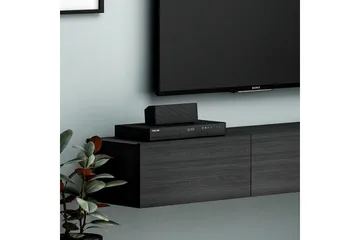 Interlaken Tv-taso 180 cm - Musta - Huonekalut - TV- & Mediakalusteet - Tv taso & Mediataso