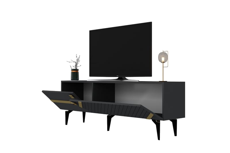 Iris Tv-taso 150 cm - Antrasiitti/Kulta - Huonekalut - TV- & Mediakalusteet - Tv taso & Mediataso