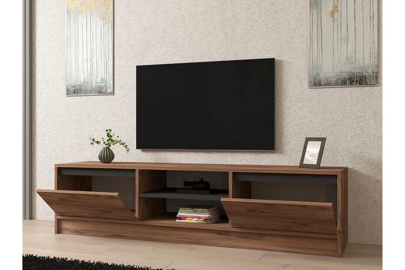 Isil Tv-taso 180 cm - Ruskea/Antrasiitti - Huonekalut - TV- & Mediakalusteet - Tv taso & Mediataso