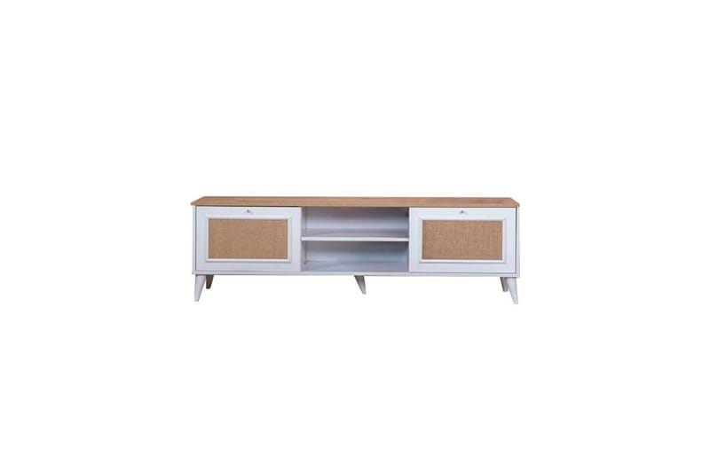 Jatinder TV-taso 55 cm - Luonnollinen/Valkoinen - Huonekalut - TV- & Mediakalusteet - Tv taso & Mediataso