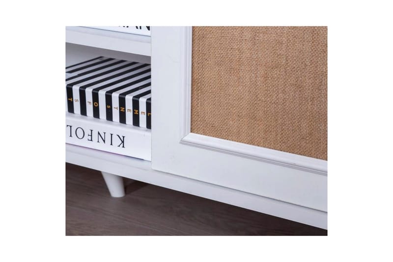Jatinder TV-taso 55 cm - Luonnollinen/Valkoinen - Huonekalut - TV- & Mediakalusteet - Tv taso & Mediataso