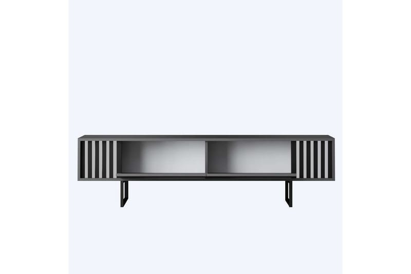 Jeval TV-taso 180 cm - Musta/Antrasiitti - Huonekalut - TV- & Mediakalusteet - Tv taso & Mediataso