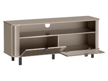 Joriel lattialla seisova tv-taso 137 cm säilytystilalla puuta - Vaalea beige - Huonekalut - TV- & Mediakalusteet - Tv taso & Mediataso