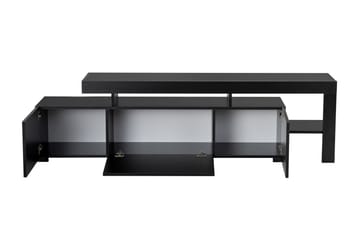 Jurukovo Tv-taso 192x37 cm - Musta - Huonekalut - TV- & Mediakalusteet - Tv taso & Mediataso