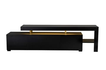 Jurukovo Tv-taso 192x37 cm - Musta - Huonekalut - TV- & Mediakalusteet - Tv taso & Mediataso