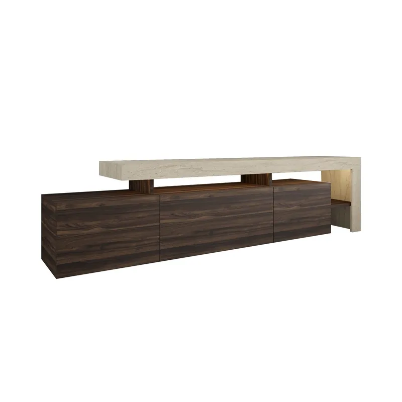 Jurukovo TV-taso 192x53x37 cm, Pähkinä