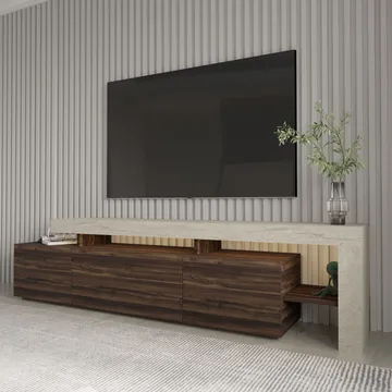 Jurukovo TV-taso 192x53x37 cm - Pähkinä - Huonekalut - TV- & Mediakalusteet - Tv taso & Mediataso