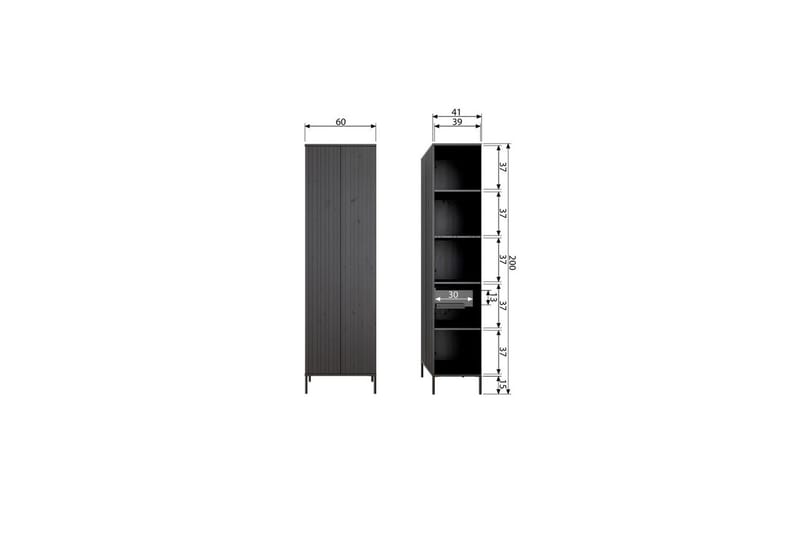 Kaappi New Gravure - Beige - Säilytys - Kaappi - Säilytyskaappi