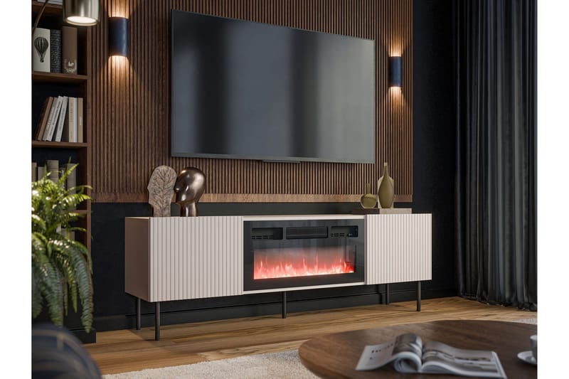 Kamta TV-taso 180 cm - Cashmere - Huonekalut - TV- & Mediakalusteet - Tv taso & Mediataso