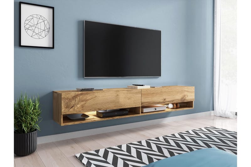 Kanak TV-taso 180 cm - Beige - Huonekalut - TV- & Mediakalusteet - Tv taso & Mediataso