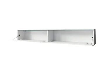 Kanak TV-taso 180 cm - Musta - Huonekalut - TV- & Mediakalusteet - Tv taso & Mediataso