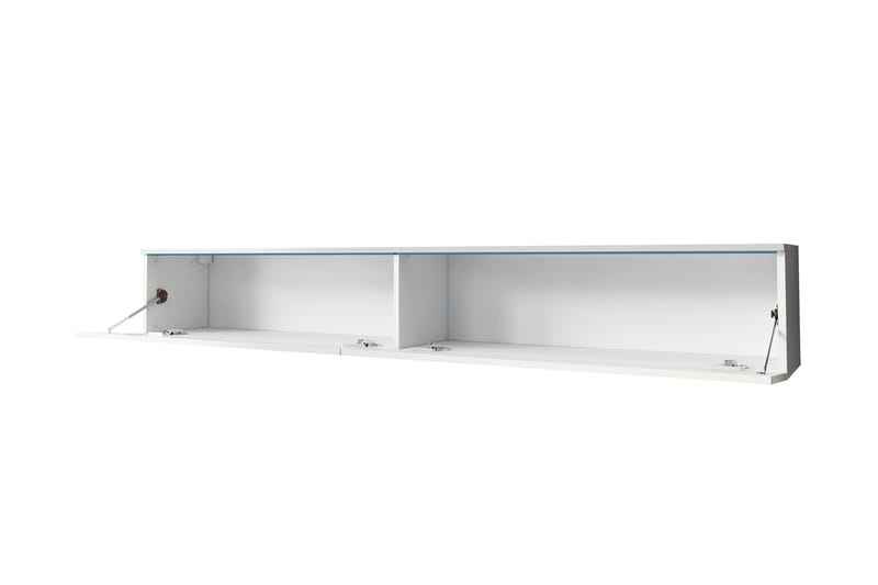 Kanak TV-taso 180 cm - Tummanharmaa / Valkoinen - Huonekalut - TV- & Mediakalusteet - Tv taso & Mediataso