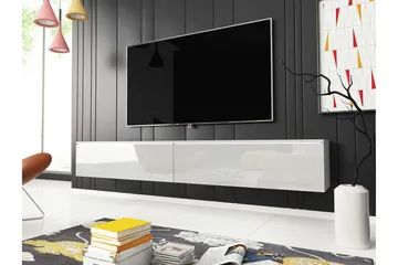 Kanak TV-taso 180 cm - Valkoinen - Huonekalut - TV- & Mediakalusteet - Tv taso & Mediataso