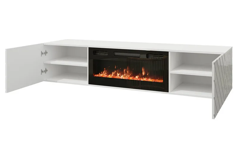 Kanki TV-taso 183 cm - Musta - Huonekalut - TV- & Mediakalusteet - Tv taso & Mediataso