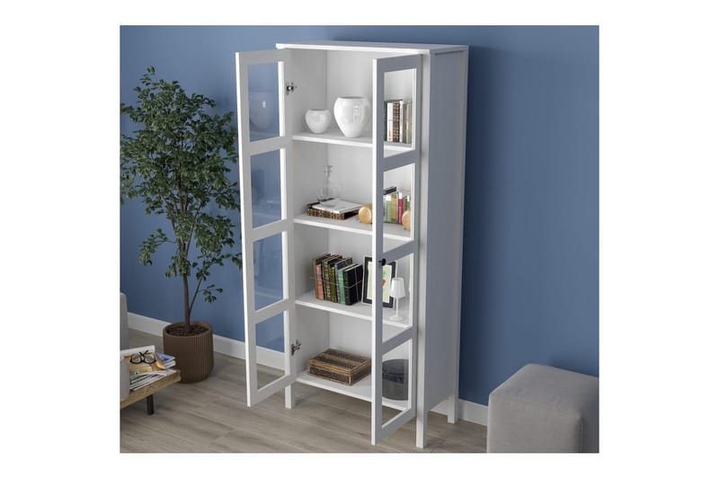 Kelric Kirjahylly 80 cm - Luonnollinen/Valkoinen - Säilytys - Hylly - Kirjahylly