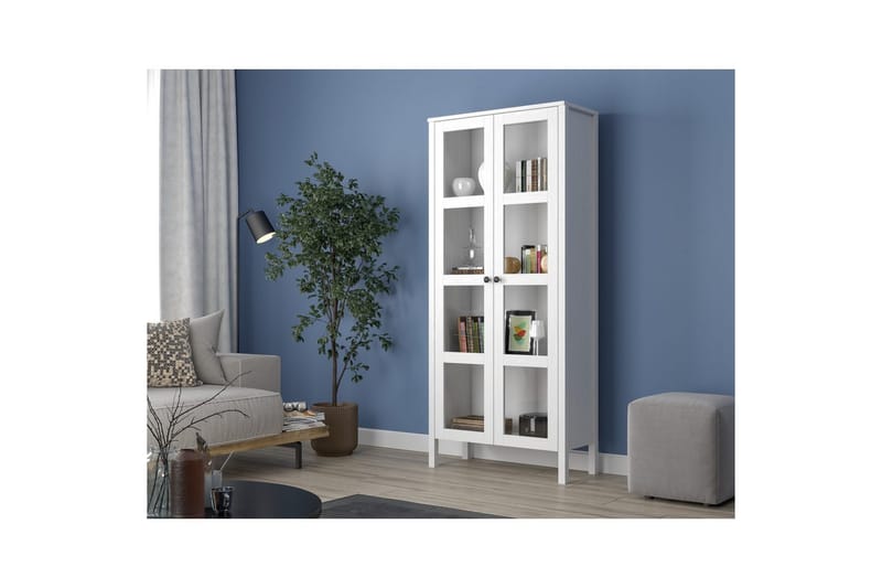 Kelric Kirjahylly 80 cm - Luonnollinen/Valkoinen - Säilytys - Hylly - Kirjahylly