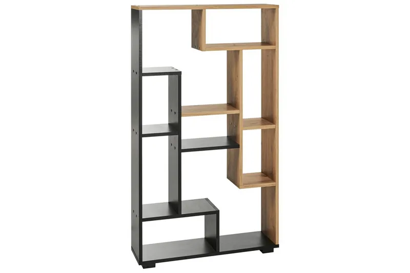 Kirjahylly Alma Vaalea puu, musta, Vaalea puu, musta