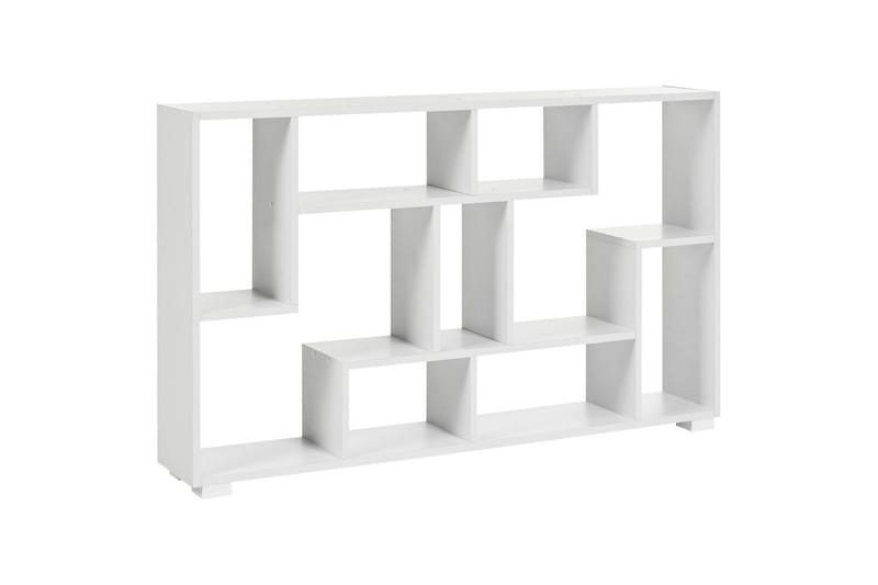 Kirjahylly Alma Valkoinen - Valkoinen - Säilytys - Hylly - Kirjahylly