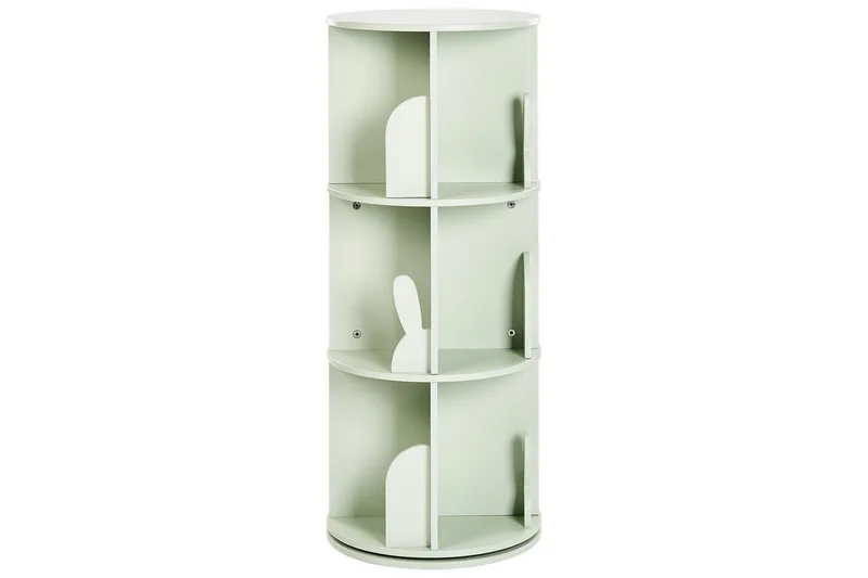 Kirjahylly Caney Vihreä - Vihreä - Huonekalut - Lasten kalusteet - Lastenhuoneen säilytys - Lastenhuoneen hylly - Kirjahylly lastenhuoneeseen