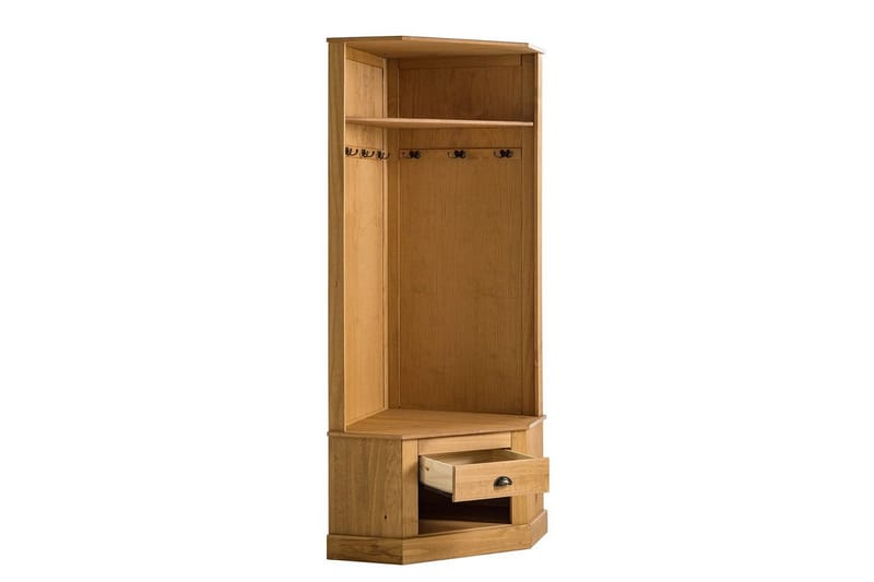 Korkea kaappi Toby Luonto, 185x90x65 cm - Luonto, 185x90x65 cm - Huonekalut - TV- & Mediakalusteet - TV-kaappi