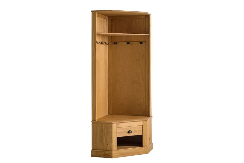 Korkea kaappi Toby Luonto, 185x90x65 cm, Luonto, 185x90x65 cm