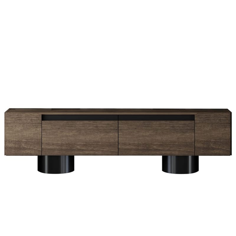 Kumail TV-taso 180 cm - Ruskea/Musta - Huonekalut - TV- & Mediakalusteet - Tv taso & Mediataso