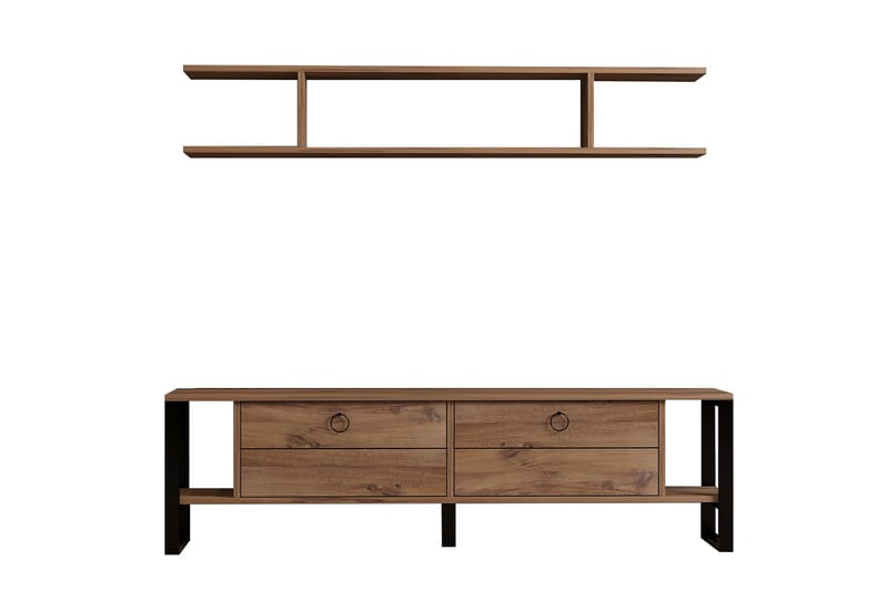 Leluard Tv-taso 160 cm - Ruskea - Huonekalut - TV- & Mediakalusteet - Tv taso & Mediataso