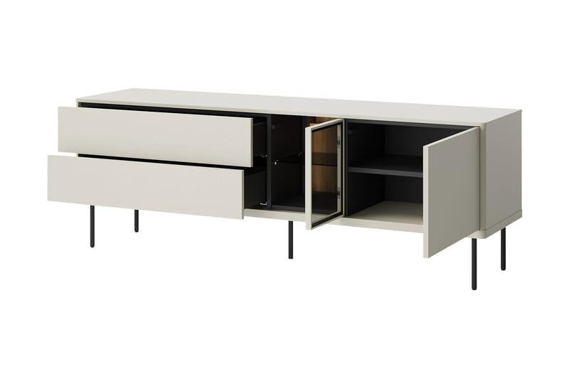 Levisa Tv-Taso 161x41 cm - Beige - Huonekalut - TV- & Mediakalusteet - Tv taso & Mediataso