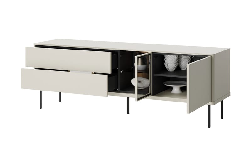 Levisa Tv-Taso 161x41 cm - Beige - Huonekalut - TV- & Mediakalusteet - Tv taso & Mediataso