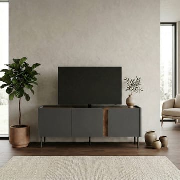 Lomar TV-taso 140x53,9x35,5 cm - Antrasiitti/Luonnontammi/Musta - Huonekalut - TV- & Mediakalusteet - Tv taso & Mediataso