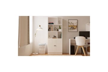 Lorven Kirjahylly 70 cm - Matta Valkoinen - Säilytys - Hylly - Kirjahylly