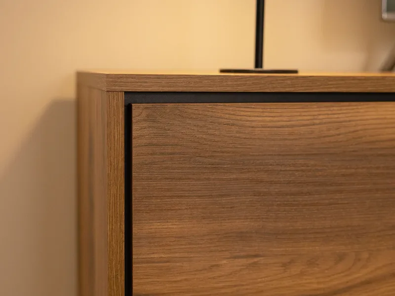 Lorvenn TV-taso 190 cm - Ruskea/Musta - Huonekalut - TV- & Mediakalusteet - Tv taso & Mediataso