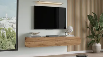 Lumina TV-taso 180x29,5x31,6 cm - Atlantic-mänty - Huonekalut - TV- & Mediakalusteet - Tv taso & Mediataso