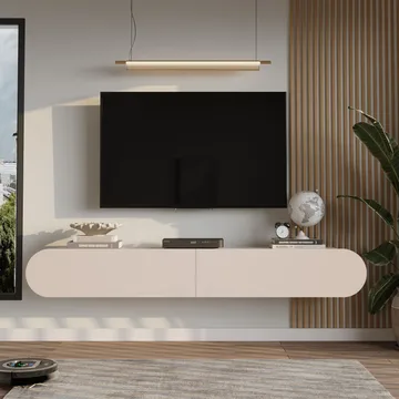 Lumina TV-taso 180x29,5x31,6 cm - Hiekka - Huonekalut - TV- & Mediakalusteet - Tv taso & Mediataso