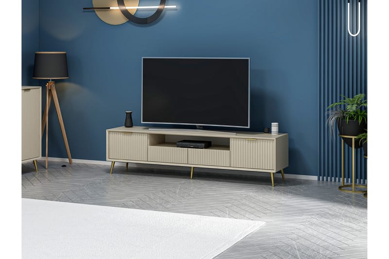 Luxe Tv-taso 180 cm - Hiekkakivi - Huonekalut - TV- & Mediakalusteet - Tv taso & Mediataso