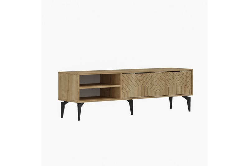 Lyven TV-taso 160 cm - Ruskea - Huonekalut - TV- & Mediakalusteet - Tv taso & Mediataso