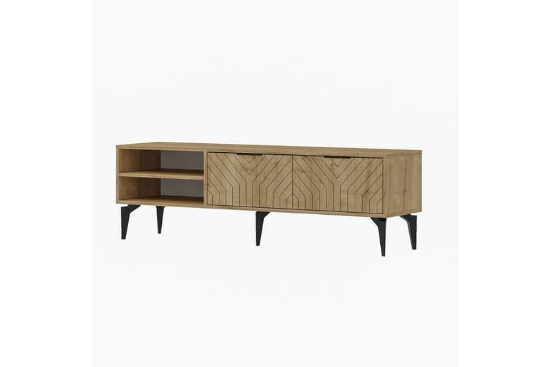 Lyven TV-taso 160 cm - Ruskea - Huonekalut - TV- & Mediakalusteet - Tv taso & Mediataso