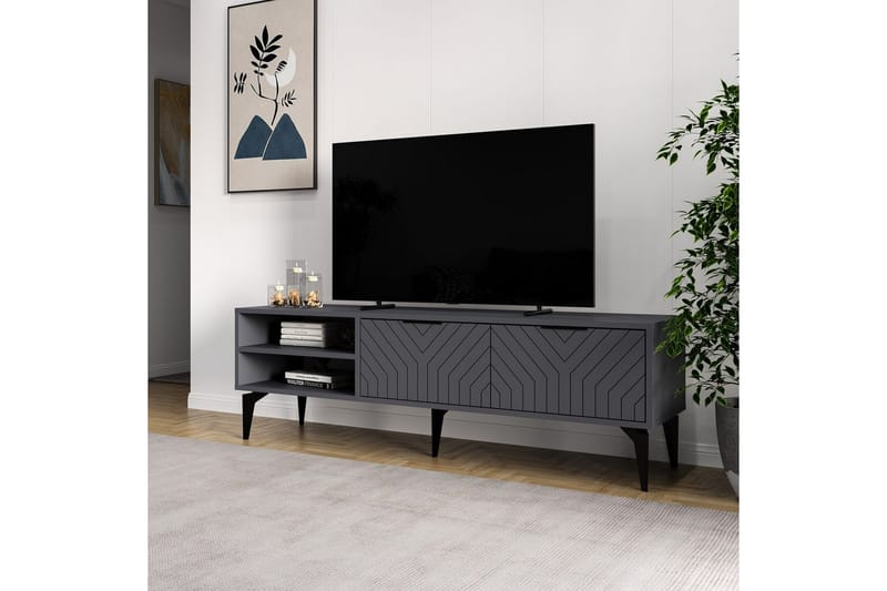 Lyven TV-pöytä - Harmaa - Huonekalut - TV- & Mediakalusteet - Tv taso & Mediataso