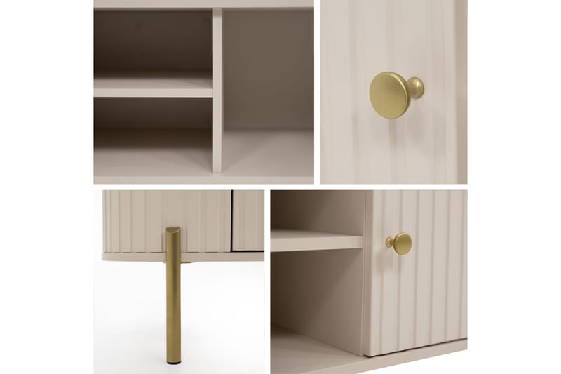 Maggio Tv-Taso 175x43 cm - Beige - Huonekalut - TV- & Mediakalusteet - Tv taso & Mediataso