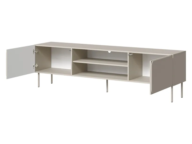 Marros TV-taso 200 cm Hyllyillä - Sininen - Huonekalut - TV- & Mediakalusteet - TV-kaappi