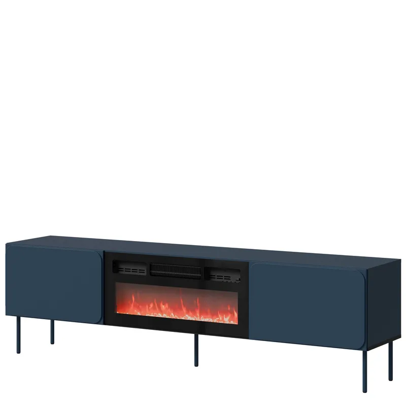 Marros TV-taso 200 cm Sähkötakalla, Sininen