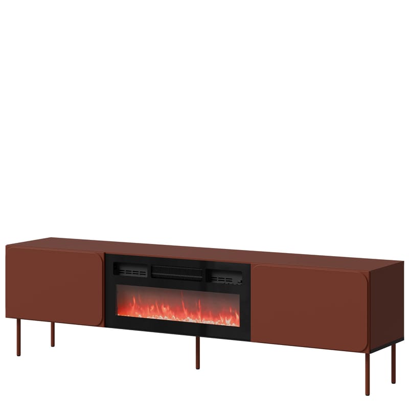 Marros TV-taso 200 cm Sähkötakalla, Toskananpunainen