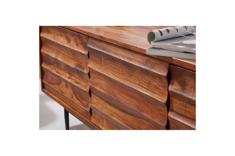 Matala kaappi Wohnling Massiivipuu säilytyksellä 3 ovea maalaistalo - Huonekalut - TV- & Mediakalusteet - TV-kaappi